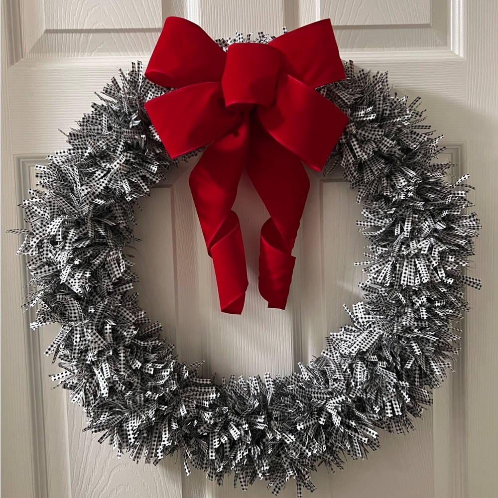 Christmas Holiday Winter Garland Front Door Wall